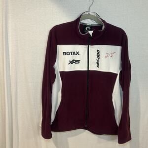 BRP Ski-Doo X-Team Edition Full Zip Maroon Fleece Jacket XPS Rotax Women’s 2XL